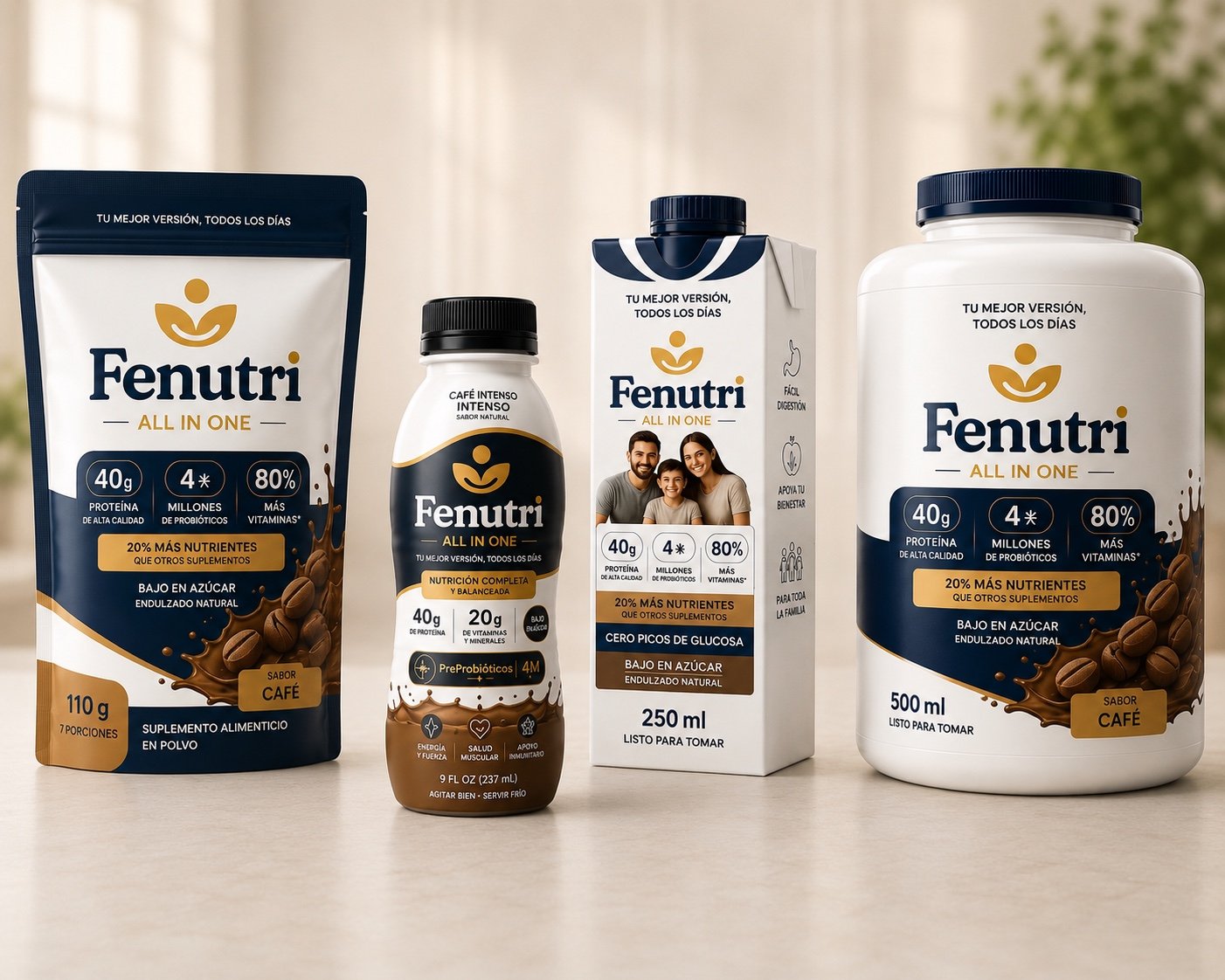 Familia FENUTRI sabor café